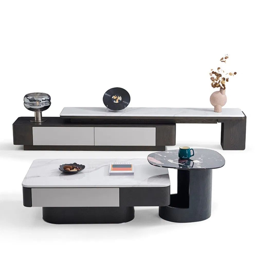 High-End Texture Eco-Friendly Modern Home Storage TV Cabinet Furniture
