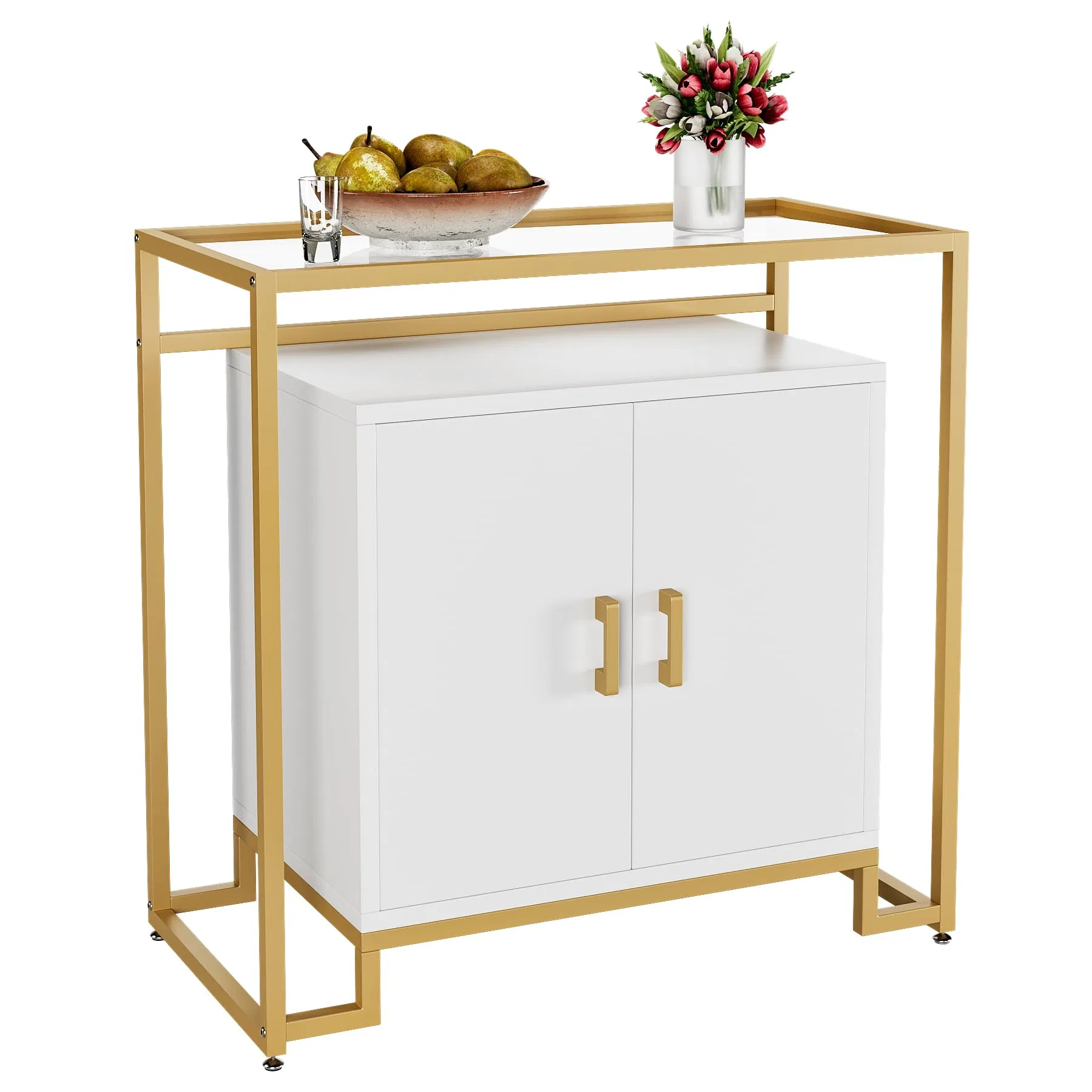 Cabinet, for Kitchen, Bedroom, Hallway, Entryway, Office, White