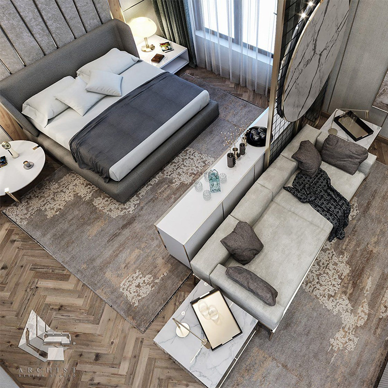 Whole House Customization Hotel Bedroom Sets Furniture Hotel Business Room Furniture