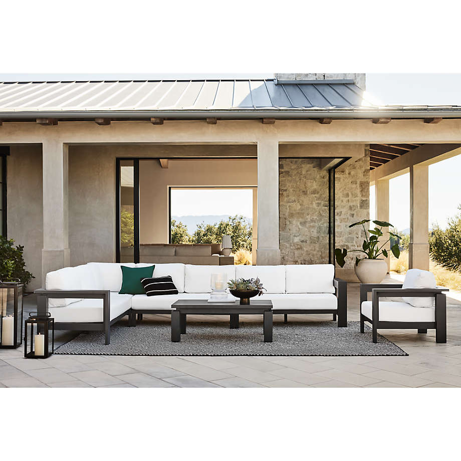 Aluminum Garden Couch Patio Courtyard Lounge Leisure Sofa Outdoor Furniture