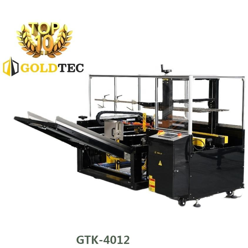 Black Color Fully Automated Bottom Seal Folding, Box Case Carton Erection, and Packaging Solution