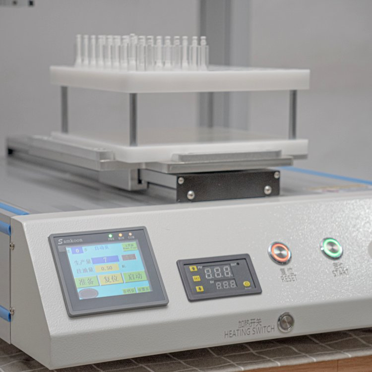 Factory Small Scale Fill Machine Transparent Twist Pen Nail Oil Pen Eyelash Growth Liquid Tube Cosmetic Lip Gloss Container Filler Filling Equipment Machinery