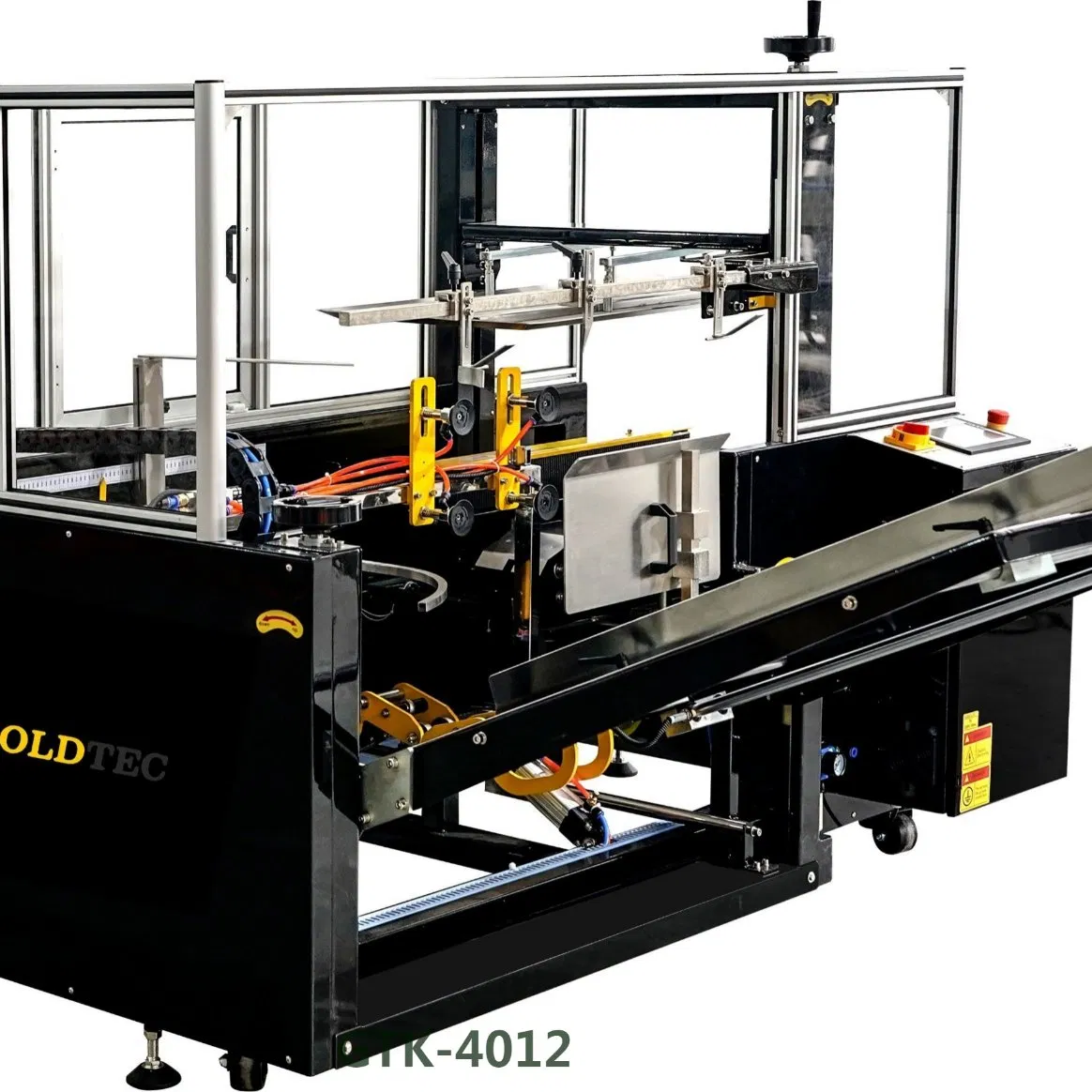 Advanced Black Color Packaging Solution with Bottom Seal Folding, Box Case Carton Assembly, and Fully Automated Erection Capabilities