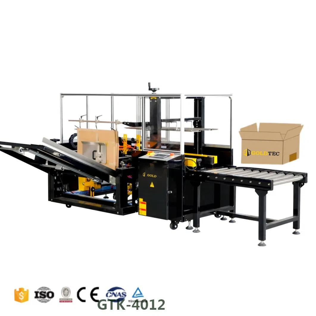 Advanced Black Color Packaging Solution with Bottom Seal Folding, Box Case Carton Assembly, and Fully Automated Erection Capabilities