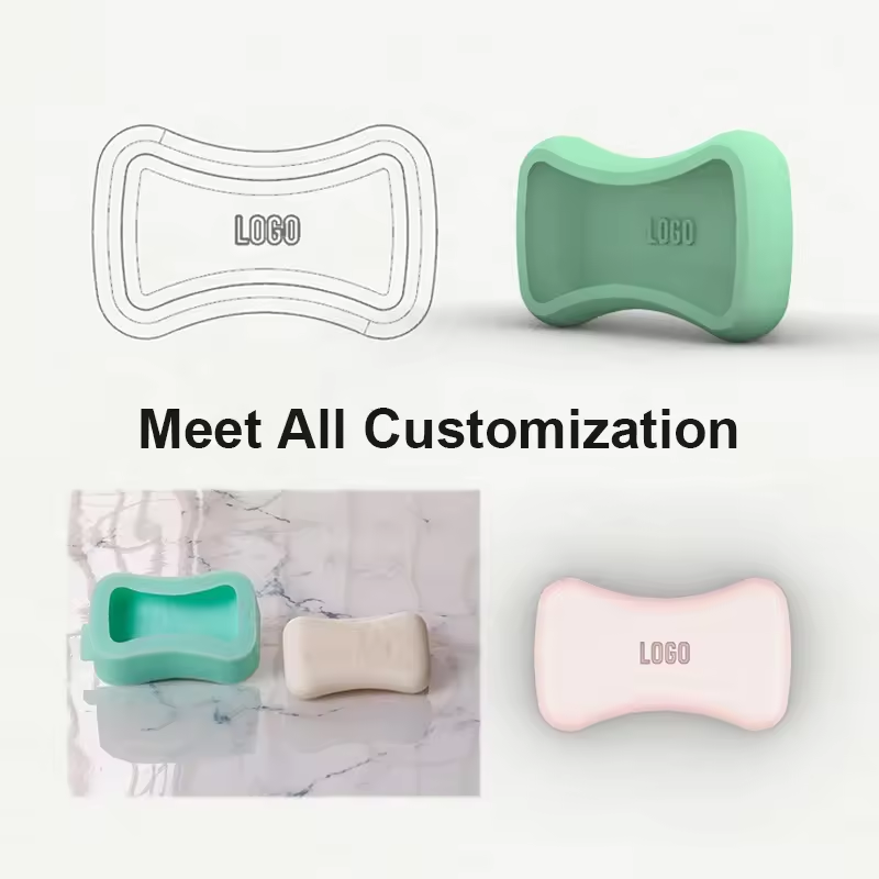 Silicone Cake Mold Custom Hot Selling Handmade DIY Soap Mold Factory Custom Round Rectangular Silicone Custom Logo Bakeware Tool