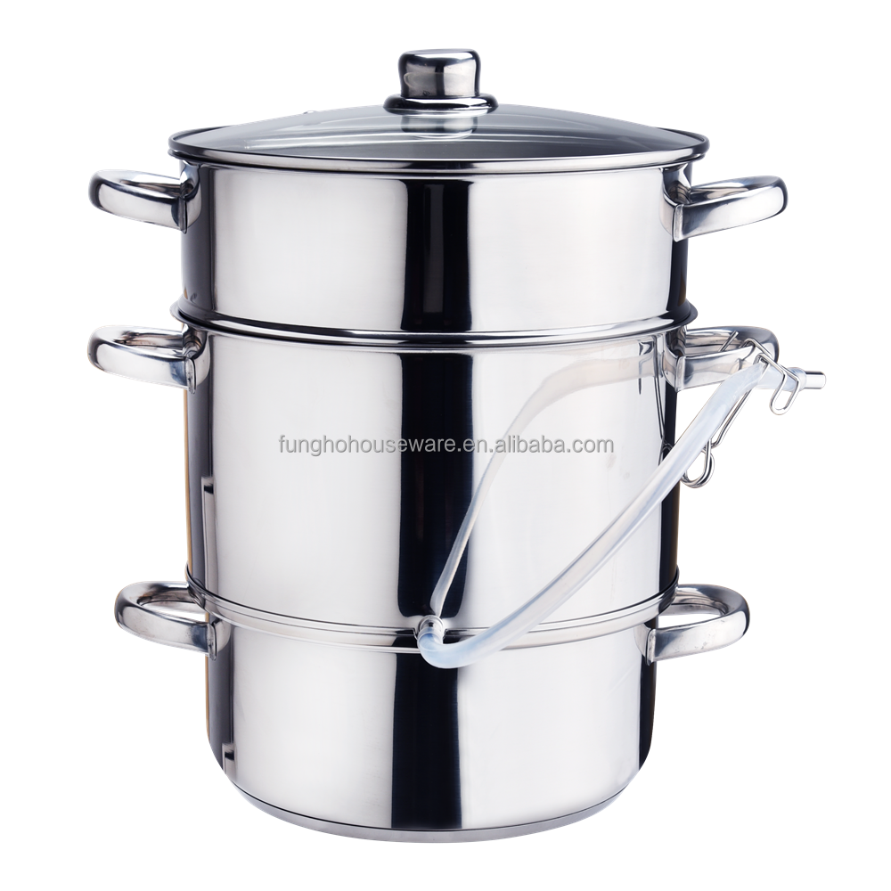 High Quality Stainless Steel Fruit Juice Pot with Premium Cold Handle Cooking Kitchen Pot