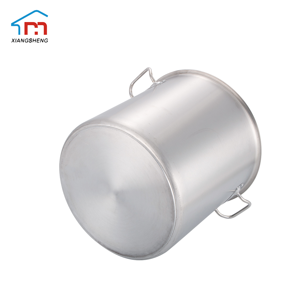 Xiangsheng Kitchenware 30L 304 Stainless Steel Stock Pot With Lid and Compound Bottom Cooking Pot
