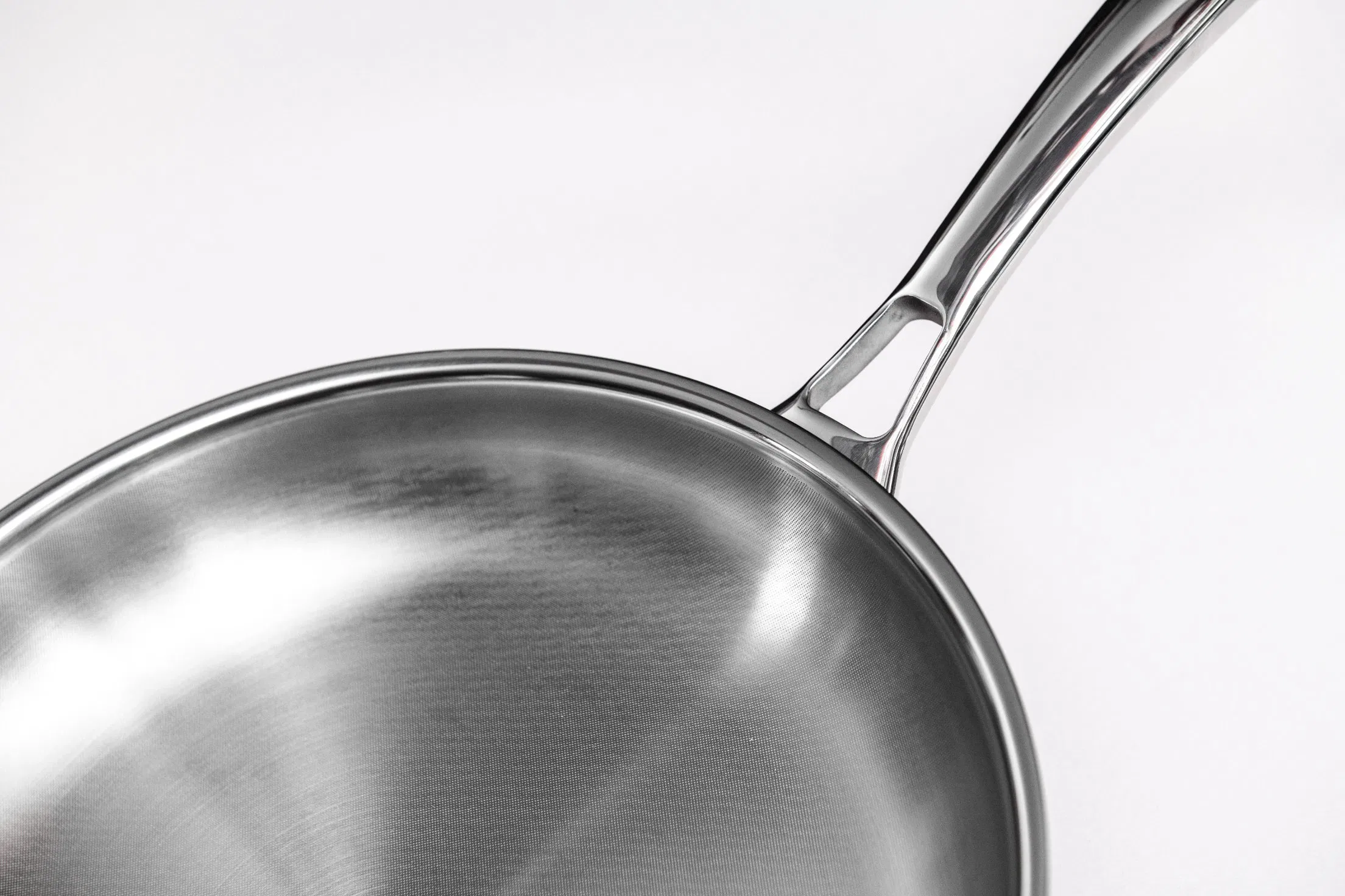 Factory Direct 3-Ply Stainless Steel Micro-DOT Pfoa&Pfas Free 24cm Skillet Cookware