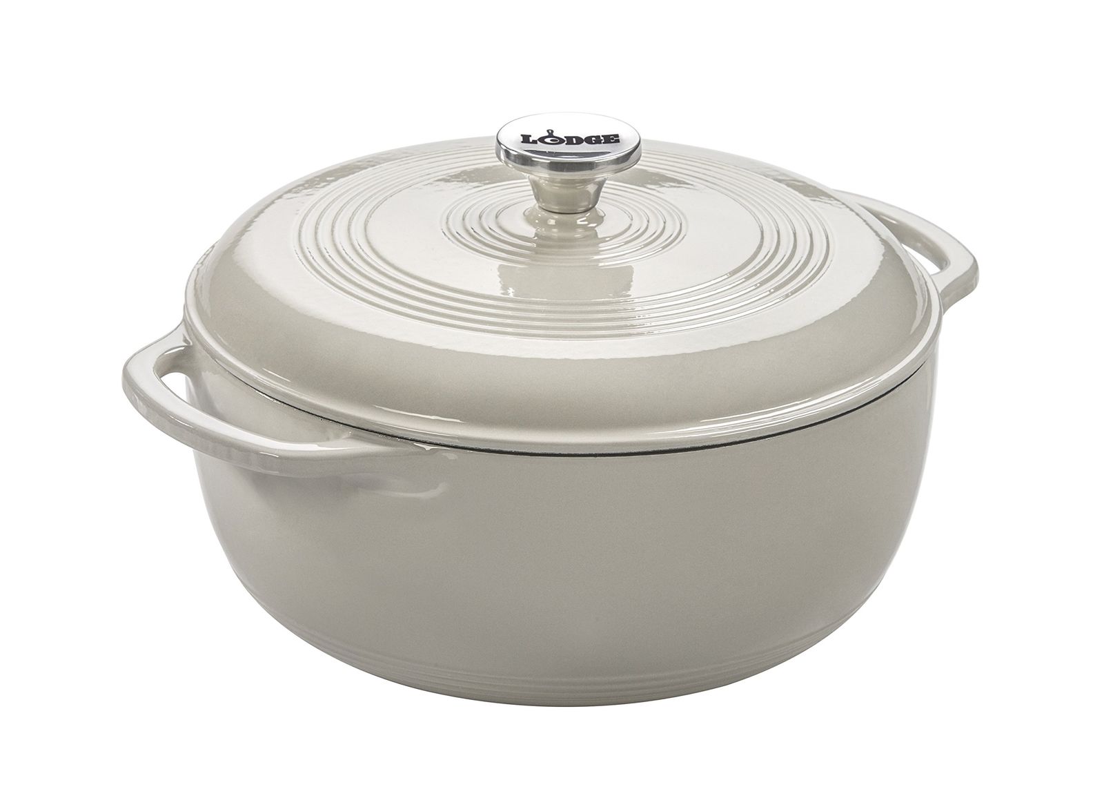 Pre-Seasoned Cast Iron Dutch Oven With Dual Handles Cooking Pot Cast Iron Casserole Pot