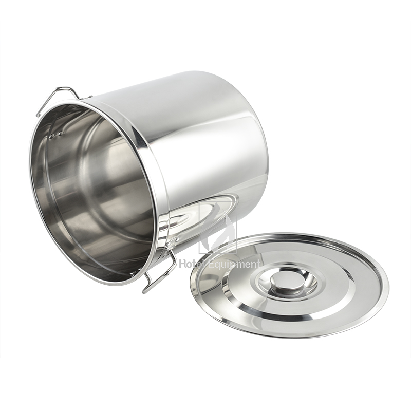21L-170L Heavy Duty Stainless Steel Stock Pot Cooking Pot Single Wall Soup Pot