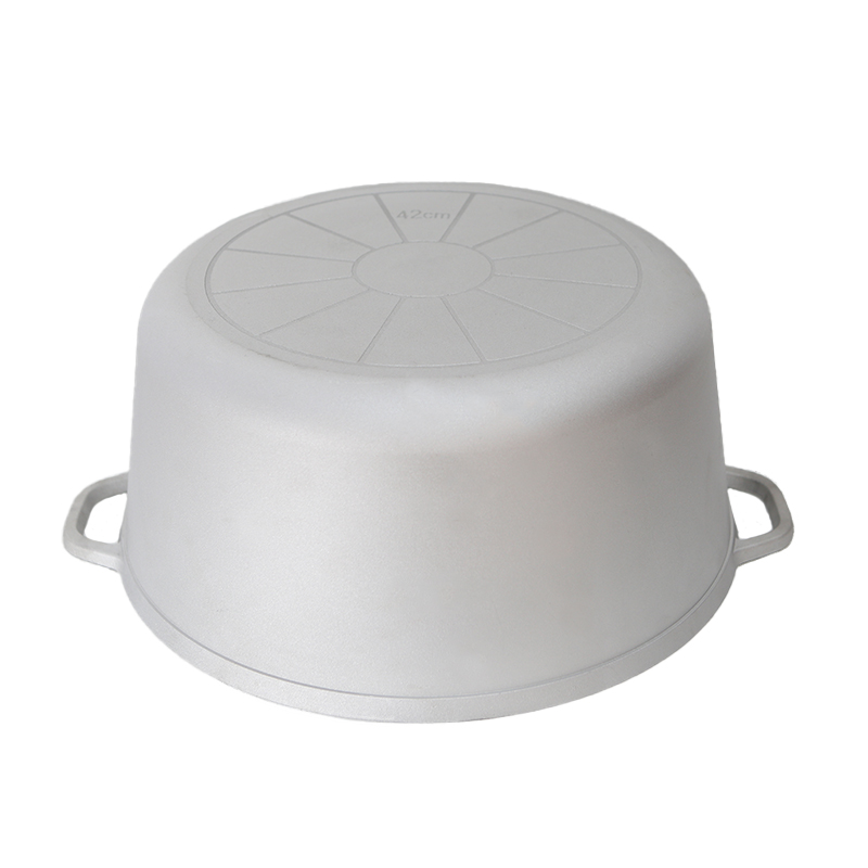 Wholesale Cast Aluminum Cookware Pot Thick Body Scratch Resistant Even Heat Distribution Aluminum Pot