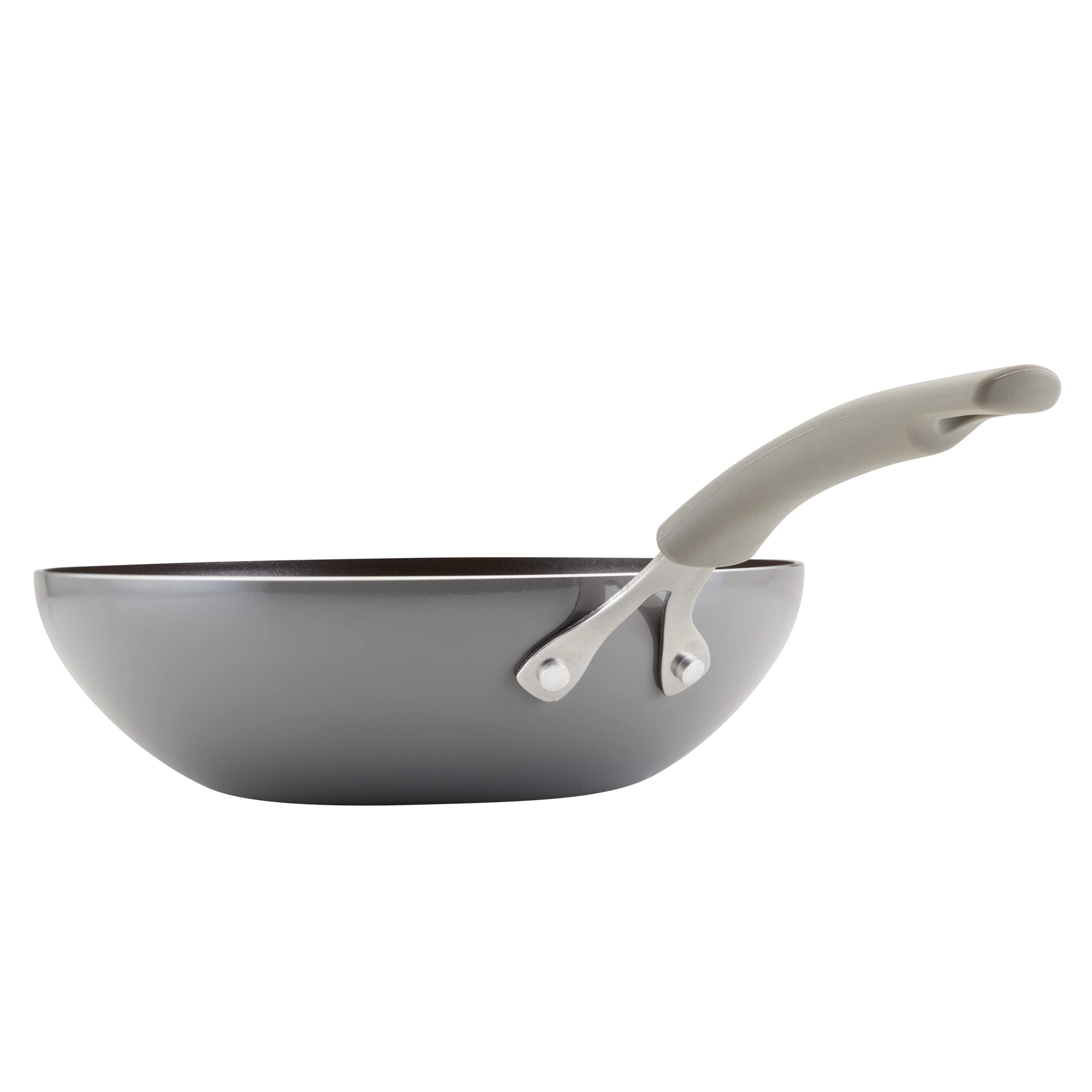 Chinese Stir-fry Pan Nonstick Wok with Cool Safe Handle Pre-Seasoned Flat Bottom Wok for Induction Electric Gas OEM Available