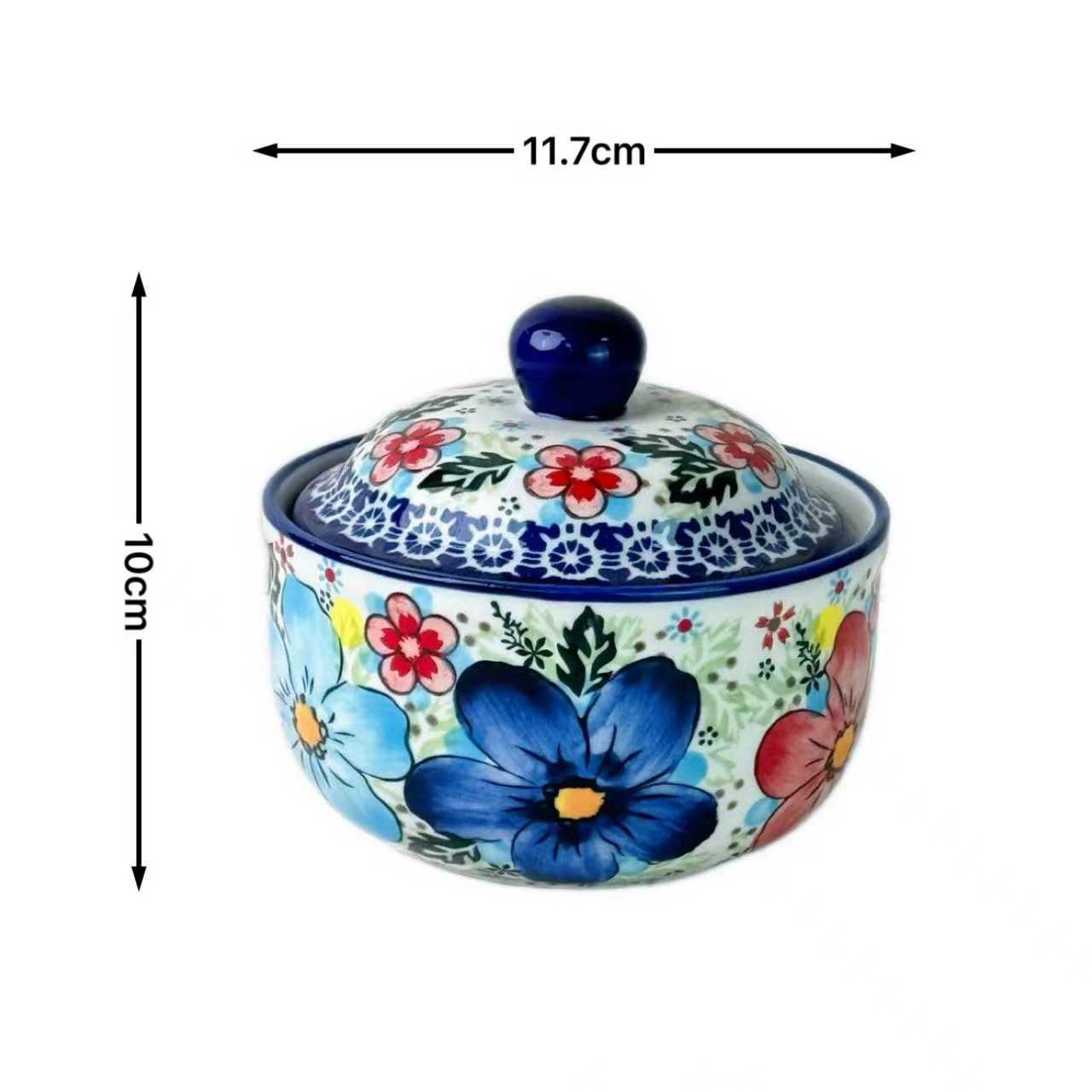 Ceramic Hand-painted Stew Pot Suitable For Family Gatherings Gifts Hotel And So On Eco-friendly Design Big Capacity