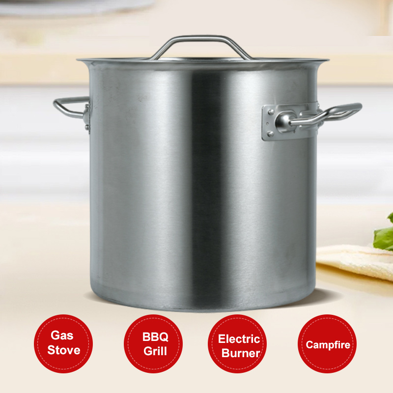Modern Super Larger Capacity Commercial Kitchenware Cookware Stainless Steel Pot
