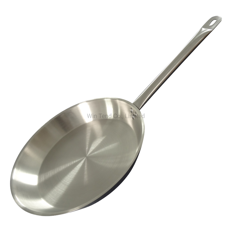Low Body Hard Cast Sanded Heat Conduction Sandwich Combine Bottom Induction Sauce Pan