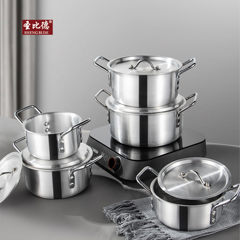 Wholesale 14PCS Kitchen Home Cooking Pot Casserole Aluminum Cookware Set