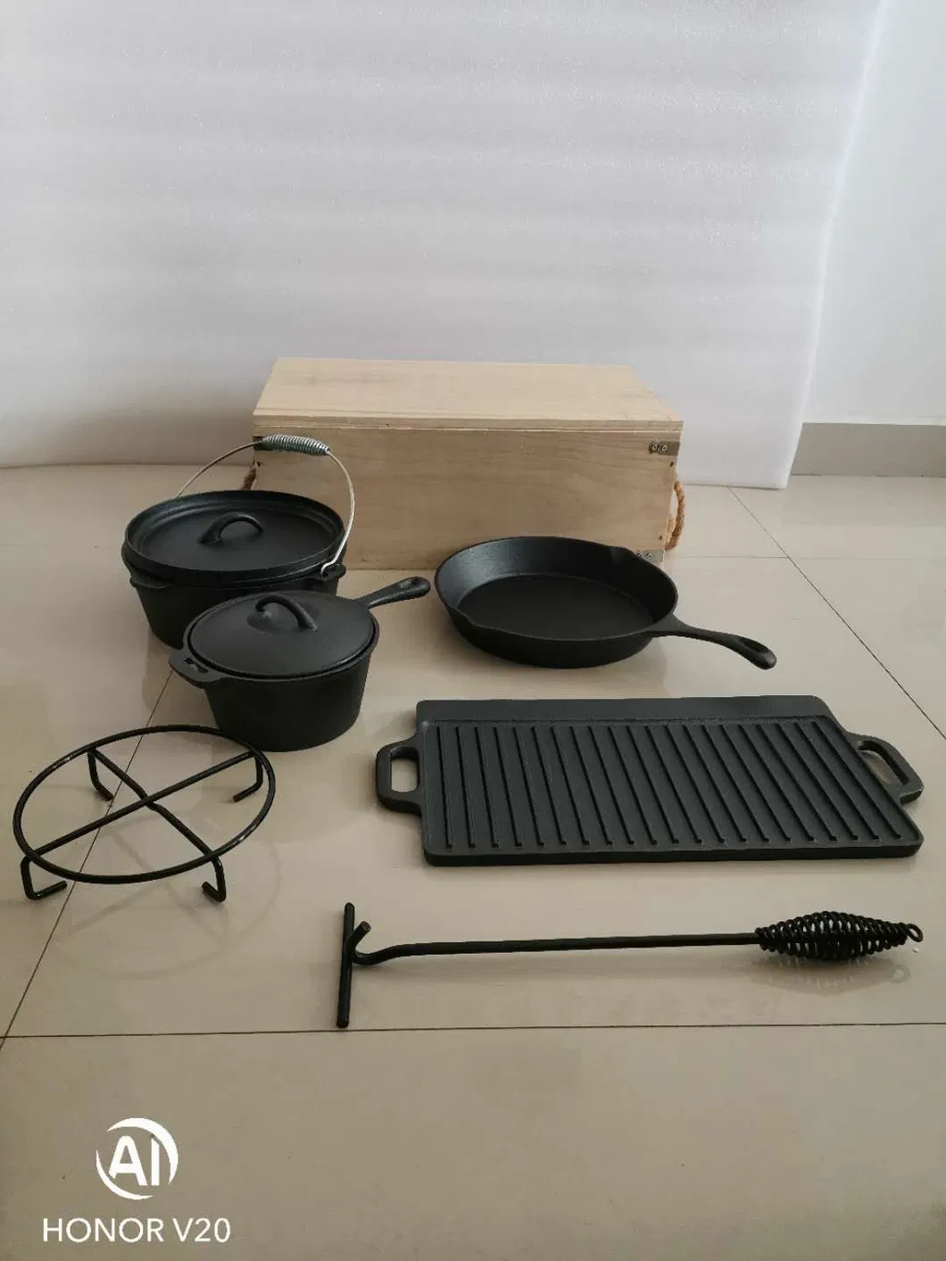 Cast Iron Camping Cookware Sets Detail 6
