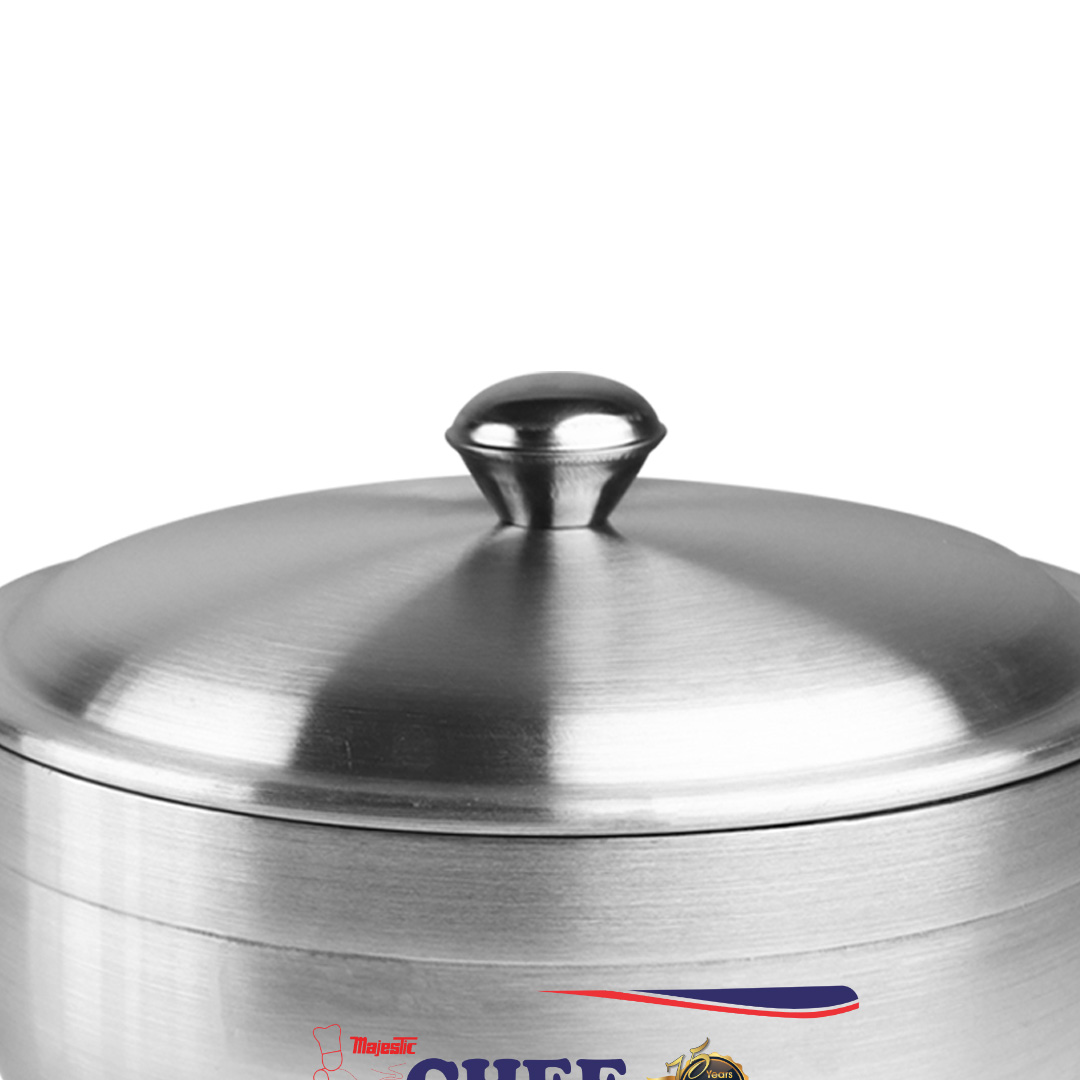 Best Quality 30 cm Aluminum Cooking Pot with 7.7L 8.2QT H11cm Lid Chef's Premium Metal Dutch Oven Classic Design Soup Stock Pots