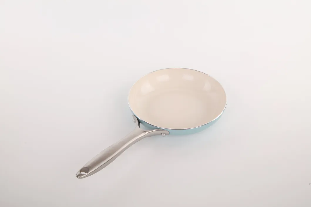 China Factory Price 8PCS Non Stick Ceramic Coating Induction Bottom Aluminum Cookware