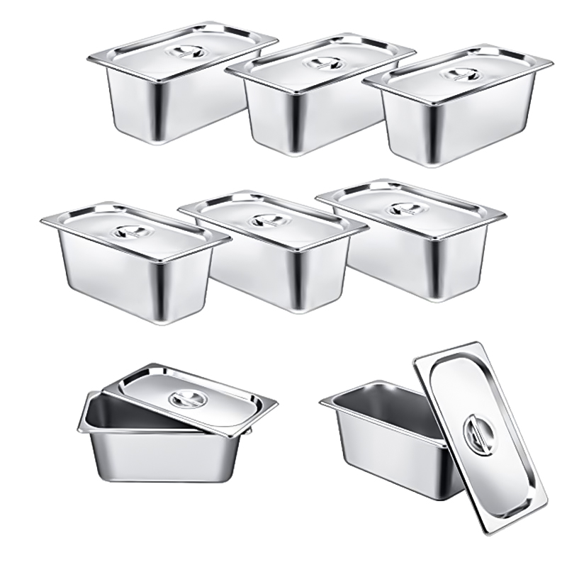 Factory Outlet Customization High Standard Custom 1/2 Gastronorm Pans Stainless Steel Gn Pan Food Container