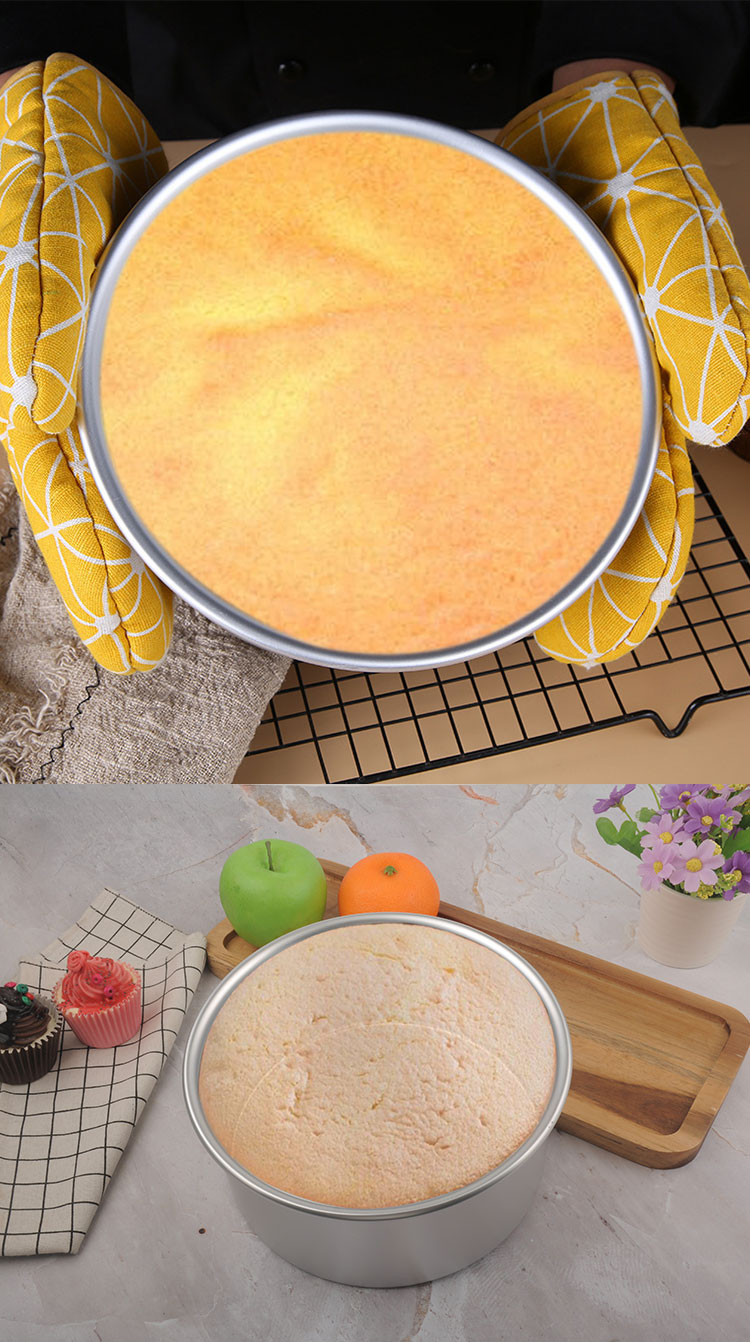 Hot Sales Professional Round Cake Pan Bakeware Baking Tray Set Baking Tool,cake Tools Moulds Stainless Steel Kitchen All-season