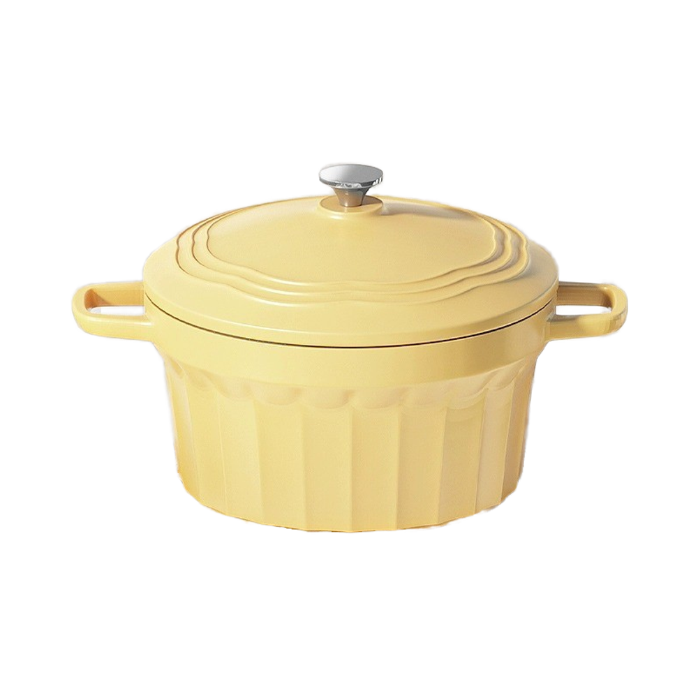 High-Value Household Ceramic Pot Non-Stick Double Ear Stew Pot with Induction Compatibility Universal Soup &amp; Stock Pots