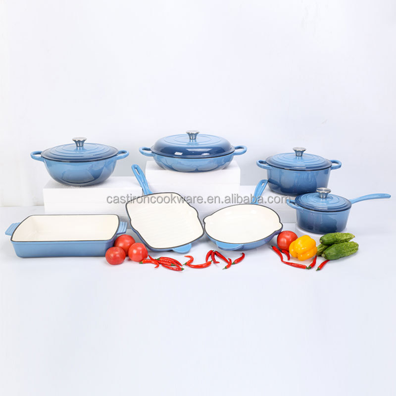 Enameled Cast Iron Dutch Oven Cast Iron Cooking Pot