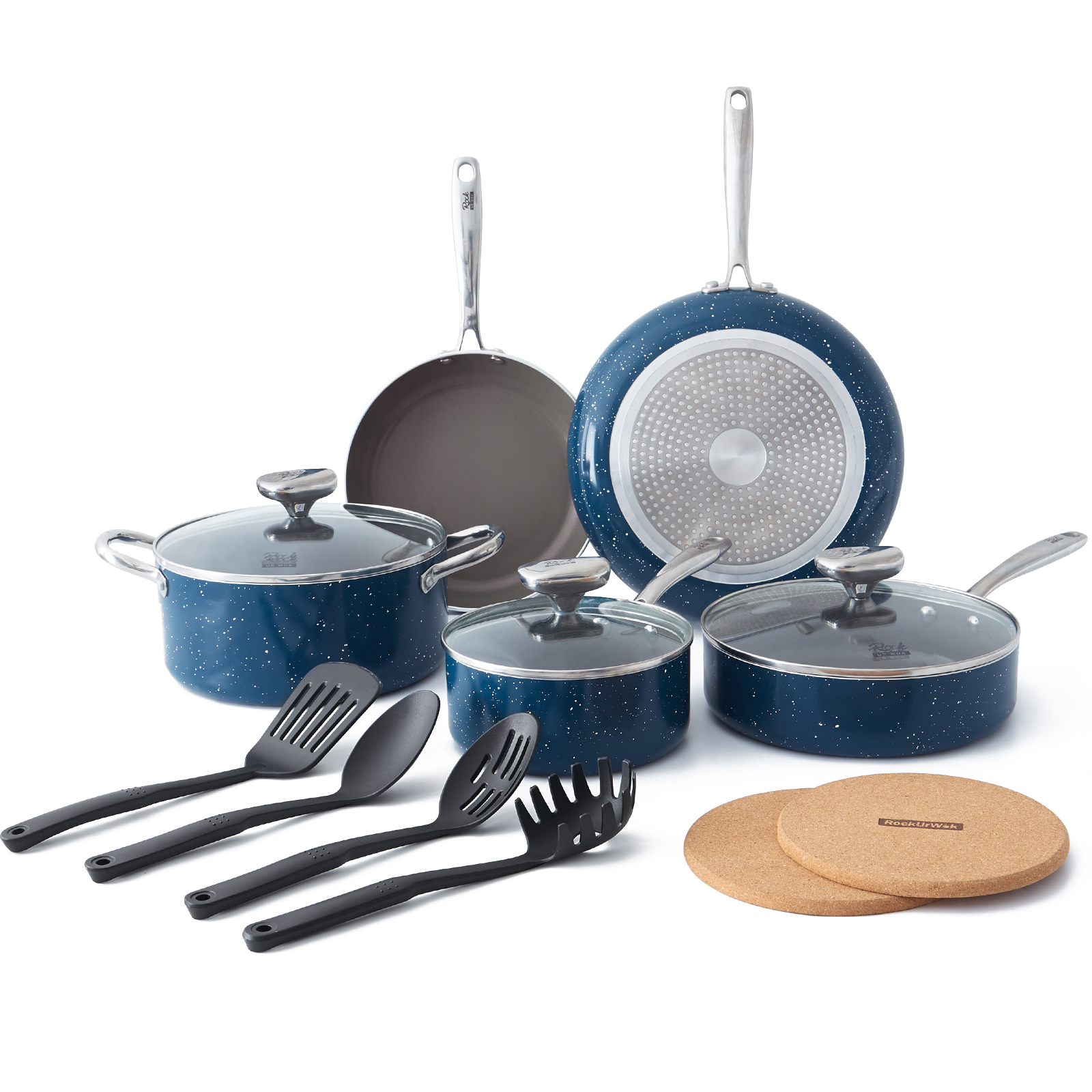 Kitchen Cookware Wholesale Custom Ware Cooking Pot Non Stick Cookware Sets Soup Pots Frying Pan Set