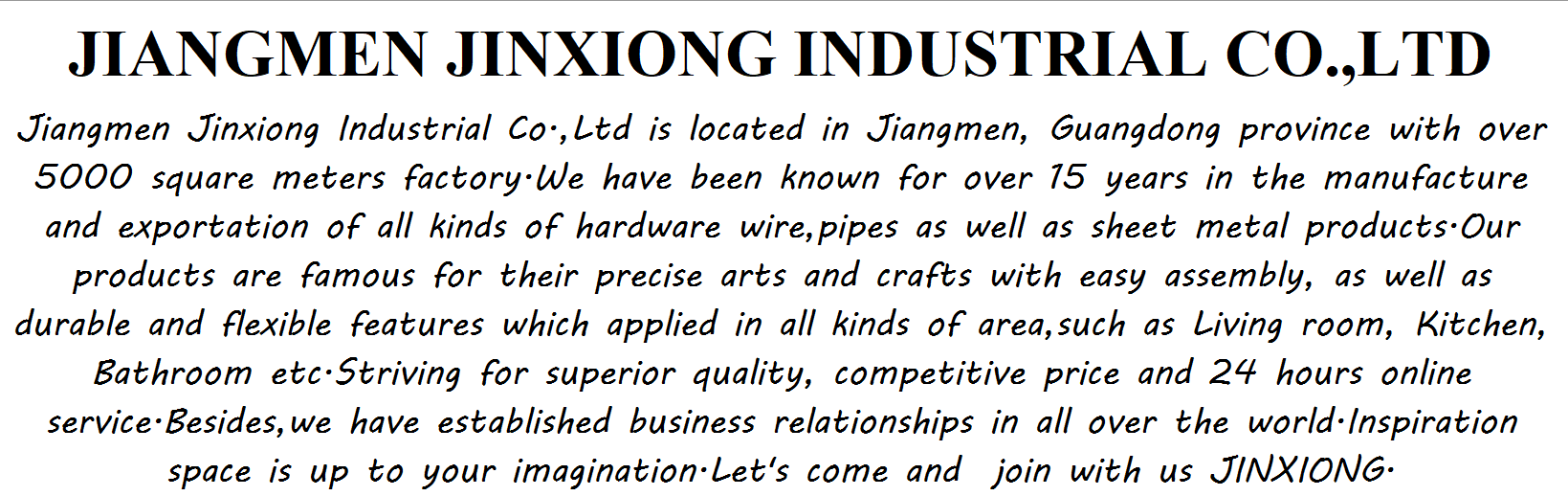 Factory Overview