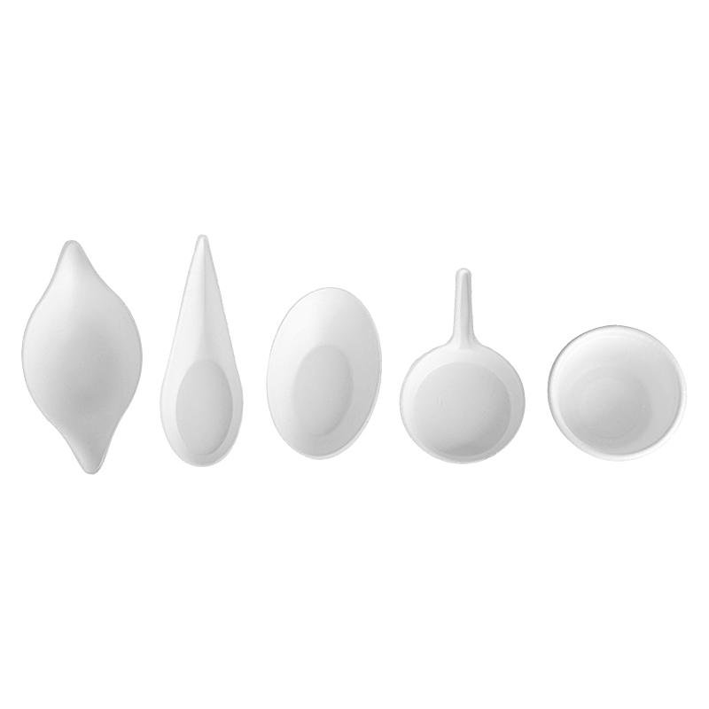 Biodegradable Disposable Fingerfood Sugarcane Padella Sottilissima Mini Shallow PanTasting Dish Talerzyk Z Trzciny Cukrowej