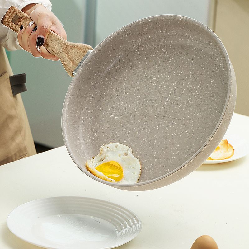 Modern Design 24/28/30cm Cast Aluminum Omelette Pan with Glass Cover Non-Stick Kitchen Cookware Eco-Friendly