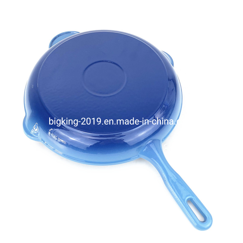 Enamel Cast Iron Round Skillet Cookware Top Quality