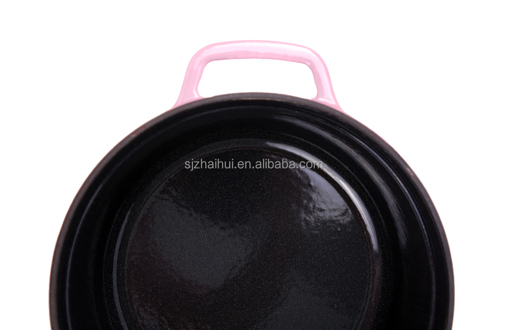 Black bright surface inside
