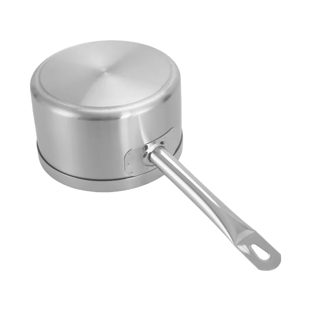 Multipurpose Stainless Steel Sauce Pan with Lid Cooking Induction Pot for Restaurant Kitchen Milk Pot Cookware