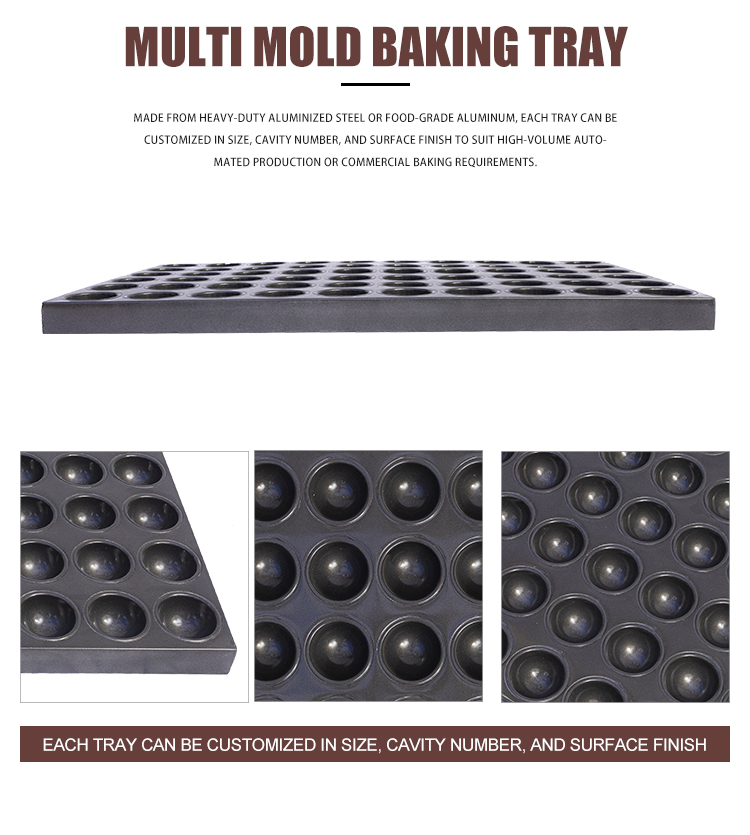 60 Cavity Cupcake Baking Pan Detail 4