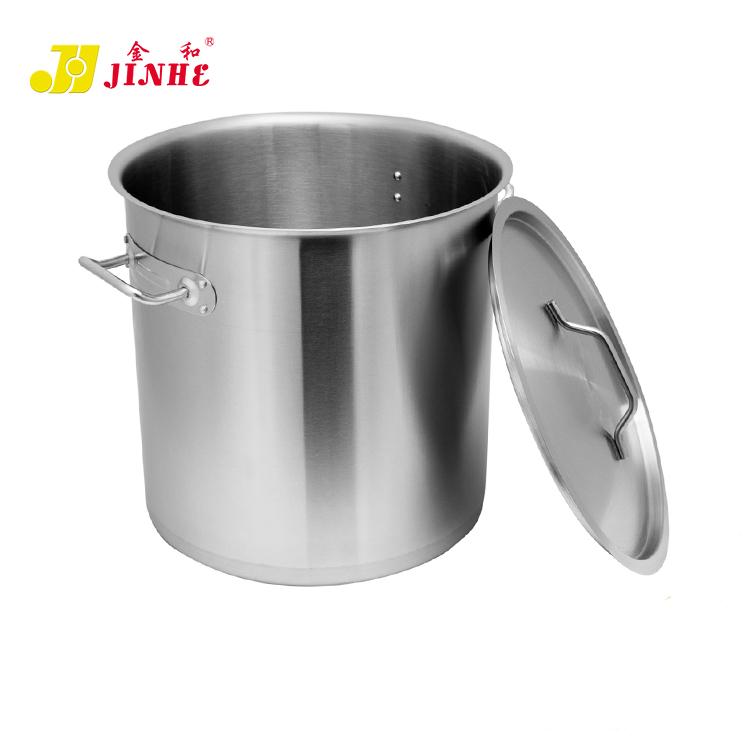 JINHE Commercial Steel Soup &amp; Stock Quality Pots Non Stick Cookware Set Big Cooking Pot