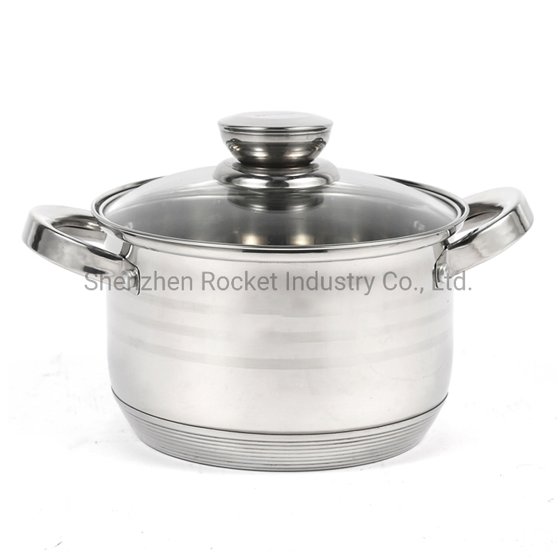 Non-Stick Fry Pan Stainless Steel Cookware Set Cooking Pot for Home