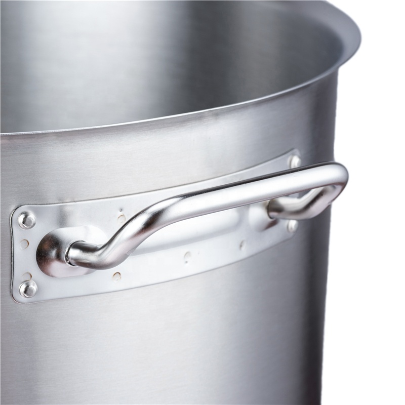 Induction Pot Commercial Factory Directly Sales Cooking Pot Boil Pot Metal Stainless Steel Cookware Set American Style 03 Style