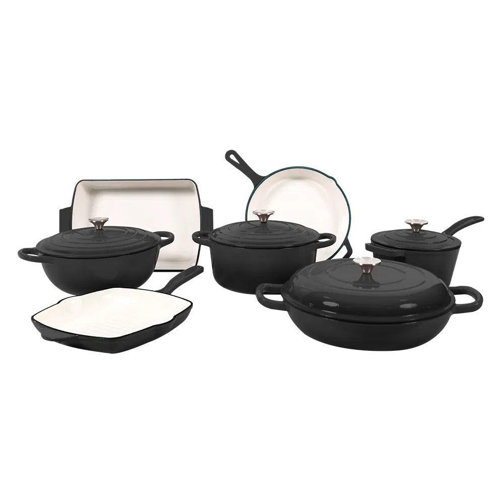 Kitchen Customizable Enameled Dutch Oven Cast Iron Cookware