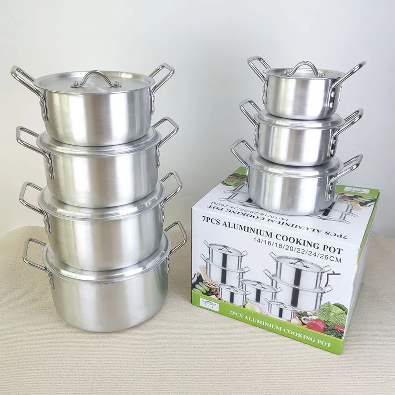 14pcs Aluminum Cookware Set