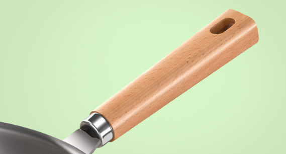Solid wood handle