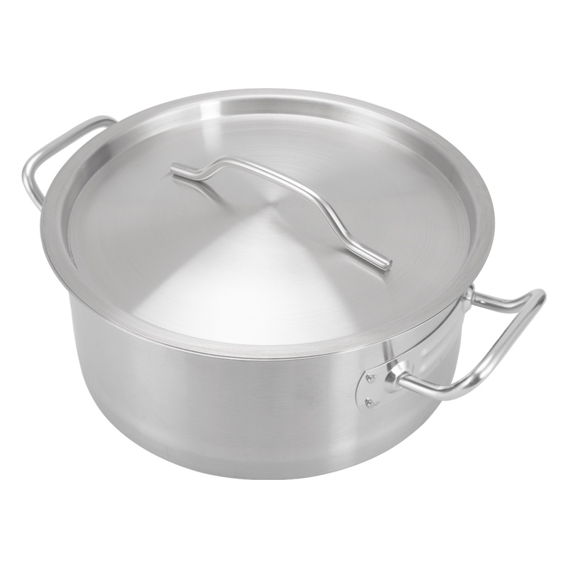 Hot Sale EU Standard 8L Kitchen Cookware Small Pot with Lid, Stainless Steel Soup Stock Pots for Kitchen Cooking