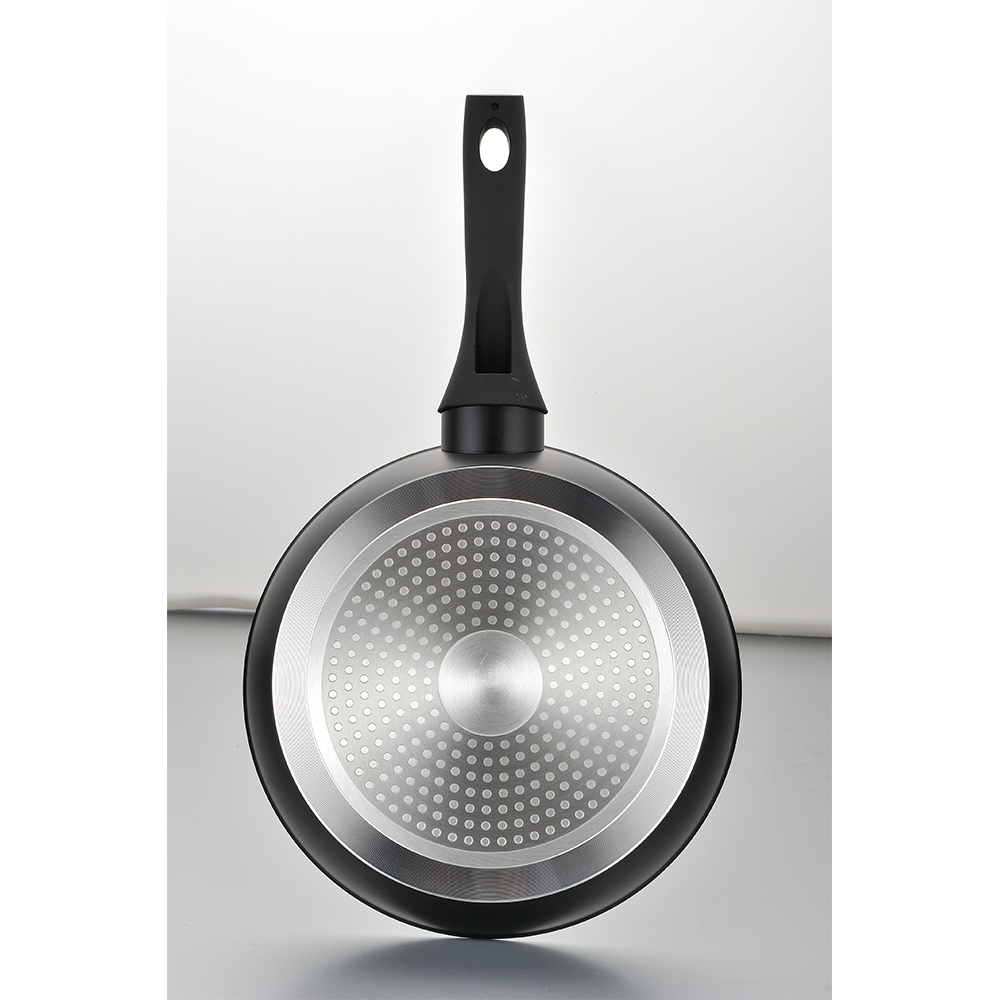 Classic Black Nonstick Frying Pan Stay-Cool Handle Eco-Friendly Flat Skillet Pancake Griddle-Perfect for Home &amp; Professional Use