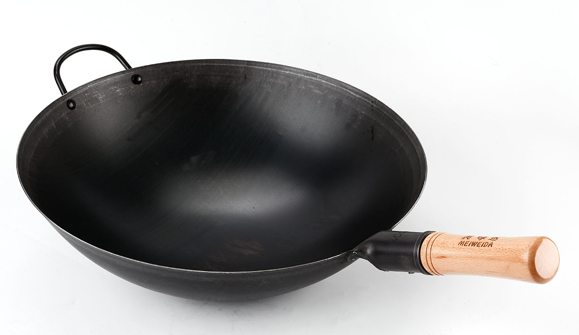 Carbon Steel Wok Detail 2