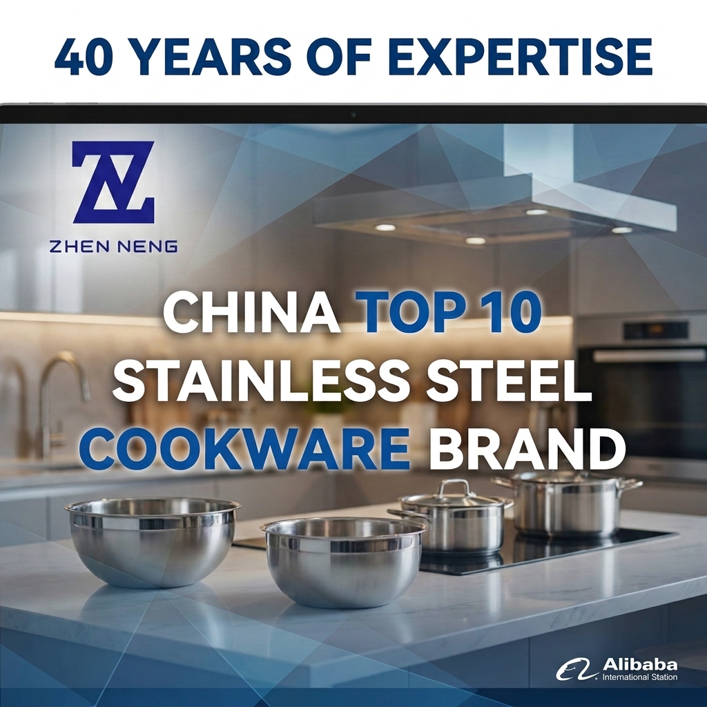 Zhenneng 28cm 3-Tier Stainless Steel Steamer Pot Couscous Steamer Stock Pot Professional Kitchen Stainless Steel Cookware Set