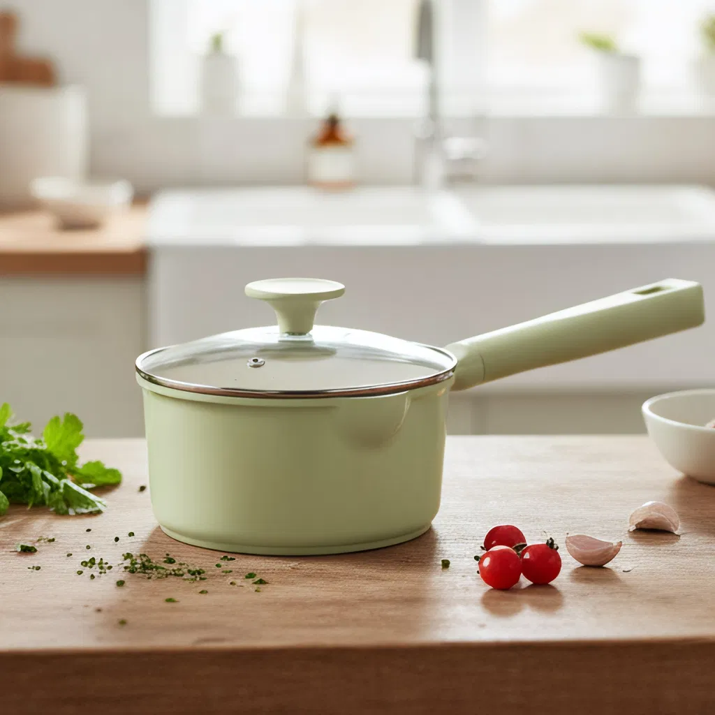 Factory Modern Fashion Style Nonstick Ceramic Saucepan for Easy Cooking and Cleaning