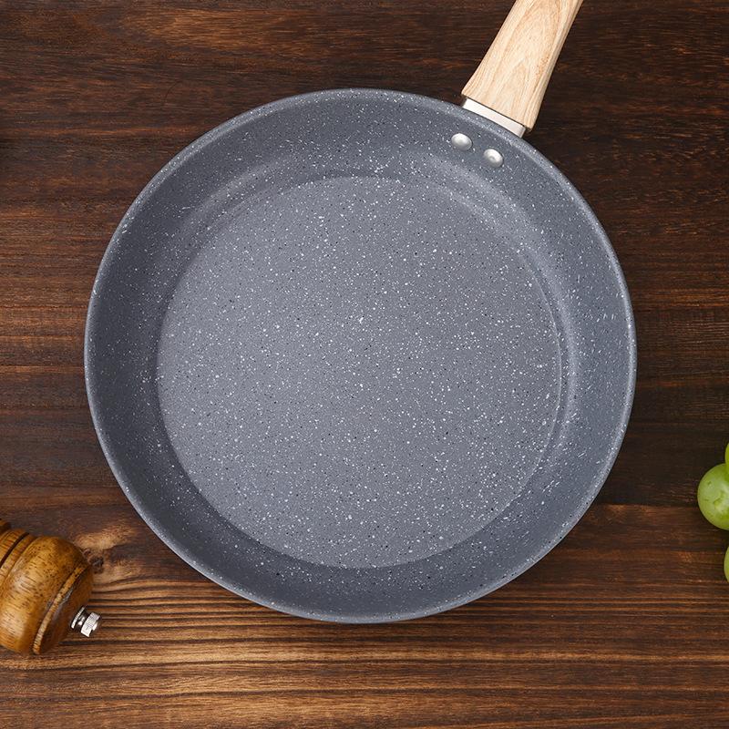 Chaoda Maifan Stone Non-Stick Frying Pan Skillet - Multipurpose Smokeless Cookware for Pancakes, Eggs, Steak &amp; Stir-Fry,