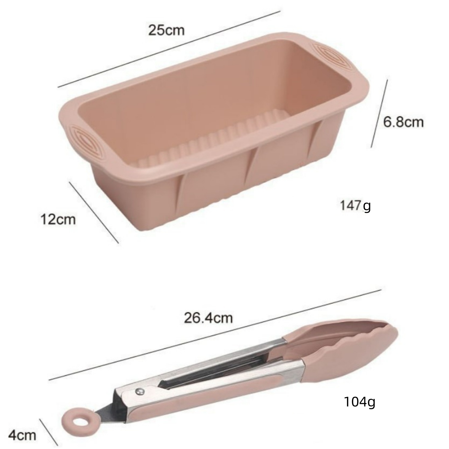 5-Piece Silicone Cake Mold Set High-Temperature Resistant Oven-Safe Baking Tools Easy Clean Includes Cake Baking Home Kitchen