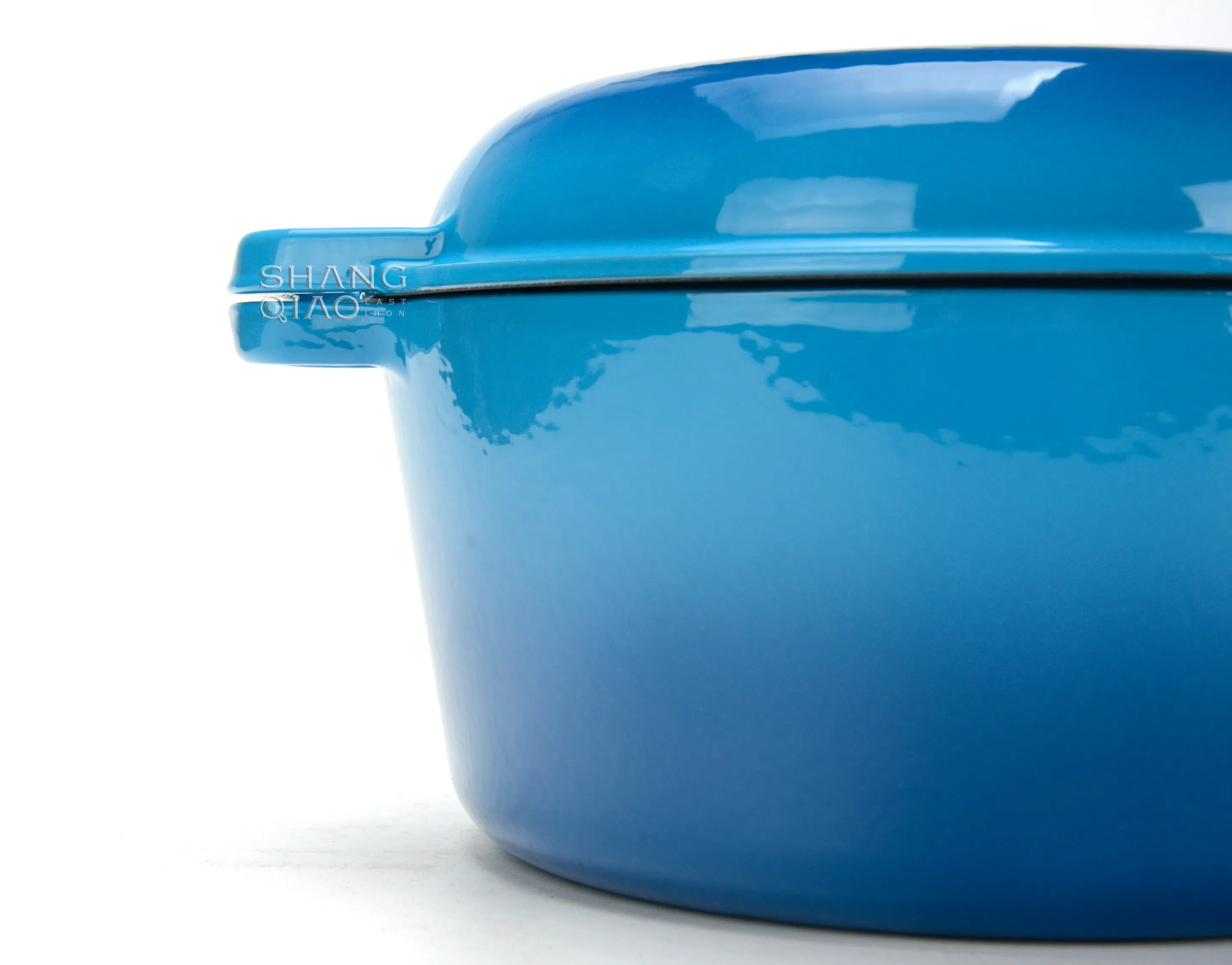 Custom Sourdough Cookware Round with Lid Enameled Pot Cast Iron Dutch Oven