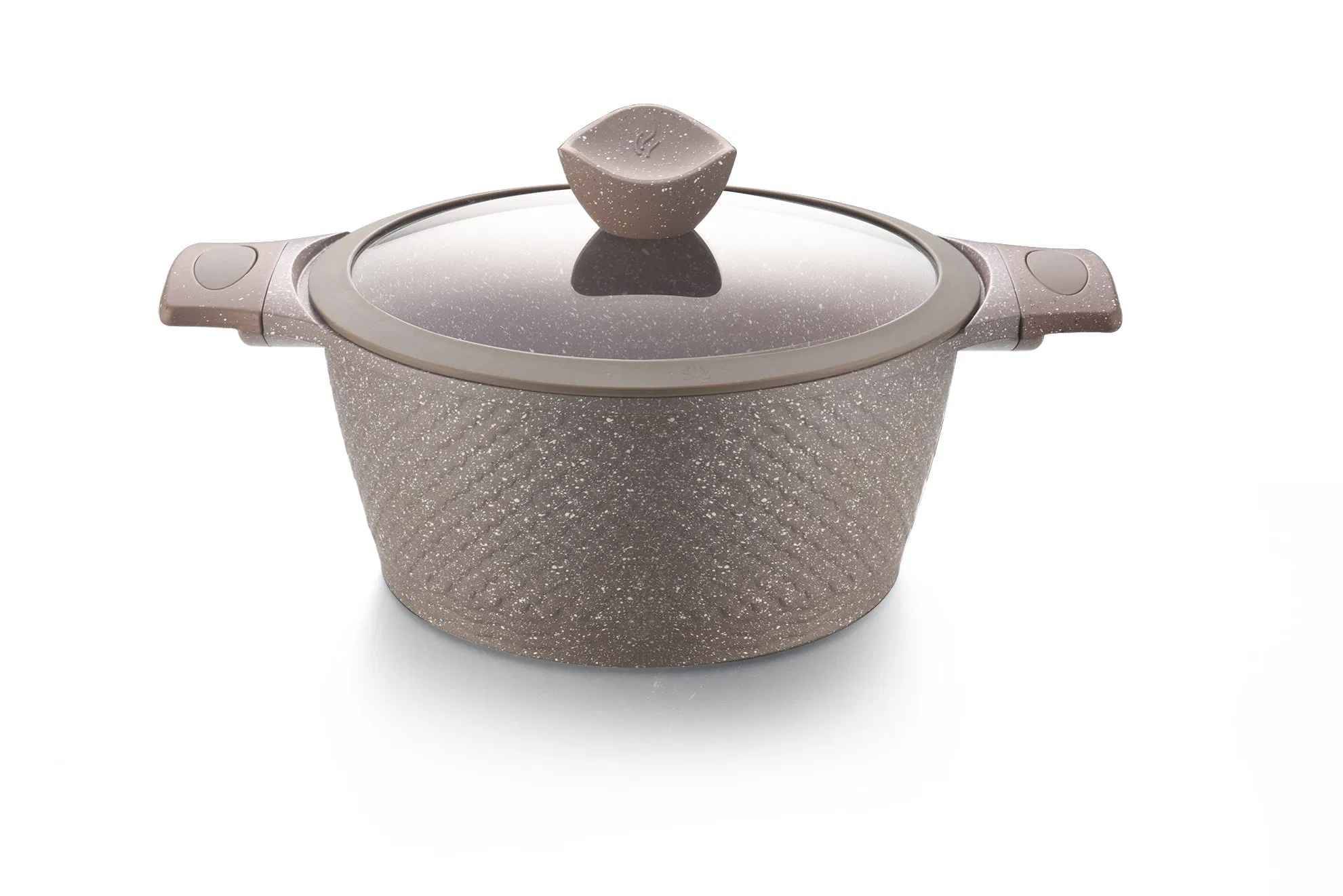 Hot Sale Aluminum Wok Non-Stick Saucepan Marble Granite Cooking Casserole Steamer Cookware